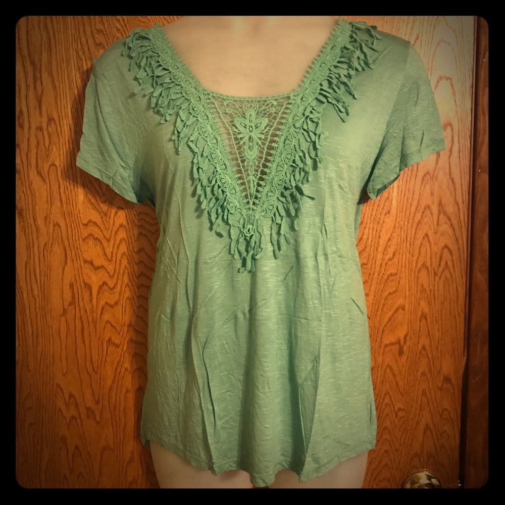 Daytrip (Buckle) Lightweight Crochet Open Back Top